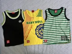 BABY DOLL タンクトップ 3枚
