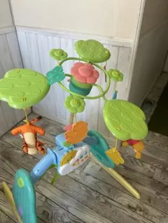 くまのプーさん6wayジムにへんしんメリー 音楽おもちゃ 花と葉のテーマ送料無料