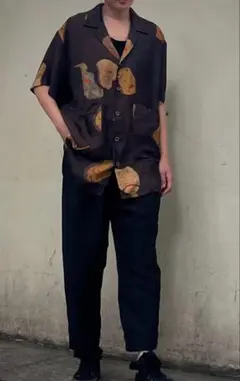 UMA WANG ユマワン　能面シャツ 初期作　半袖シャツ