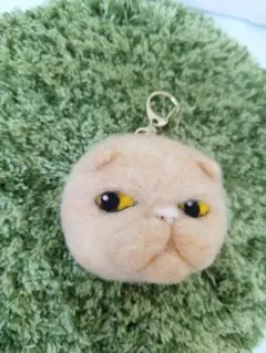 羊毛フェルト 猫 キーホルダー ハンドメイドのサムネイル
