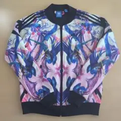 adidas 鳥プリントジャケット Sサイズ