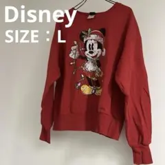 Disney ミッキーマウス クリスマス スウェット used 헌옷