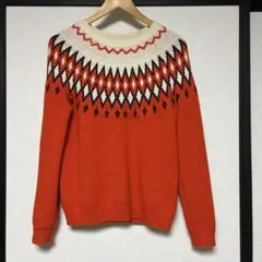 AIGLE ノルディック柄　セーター