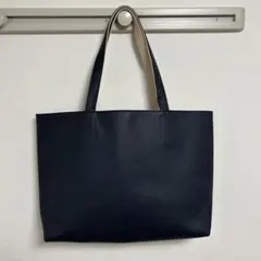 スーツカンパニー　ネイビー トートバッグ　ショルダーバッグ　バッグインバッグ