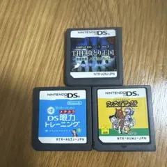 ニンテンドーDS ゲームソフト 3本セット