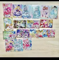 プリキュアオールスターズ　キラキラカードグミ　まとめ売り セミコンプ16枚セット