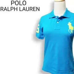 ラルフローレン ピチ ビッグポニー ポロシャツ y2k 平成女児平成ギャル 水色