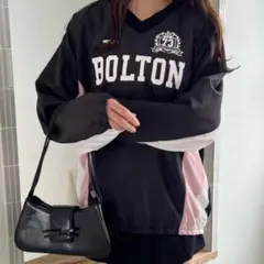 グレイル　ナイロンユニフォーム風トップス