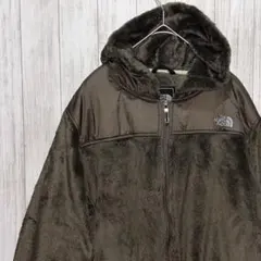 【人気・オーバーサイズ・定番】ザ ノースフェイス フリースジャケット ロゴ刺繍