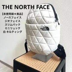 美品 ノースフェイス ジオフェイス スリムパック ミニリュック 白 キルティングのサムネイル