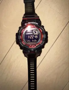 G-SHOCK デジタル腕時計 ブラック/レッド