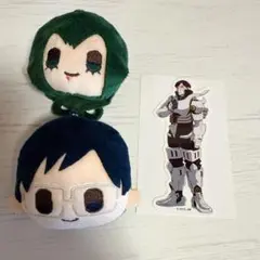 ヒロアカ ぬいぐるみキーホルダー 飯田 梅雨 ステッカー