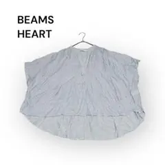 【BEAMS HEART】 ビームスハート Vネック カットソー プルオーバー