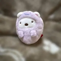 すみっコぐらし 手乗りぬいぐるみ おばけ 紫 しろくま UNIQLO