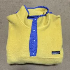 patagonia スナップTフリース USA製 イエロー