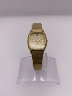 ユンハンス　JUNGHANS 時計　クォーツ　スクエア　ゴールドのサムネイル