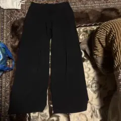 今季　ウォームフリースストレートパンツ　ユニクロ