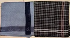 Calvin Kleinカルバンクライン　ハンカチ2点セット