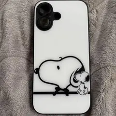 iPhone16 スマホケース　スヌーピー
