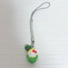 ご当地キティ　北海道限定　とうもろこし　マスコット　キーホルダー　新品 キティ キーホルダー ストラップ とうもろこし 北海道 ご当地
