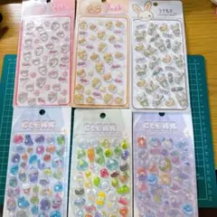 ぷくぷくキャンディシール　6種セット