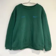 【エイチアンドエム】ルーズフィット トレーナー 刺繍ロゴ 長袖 裏起毛 L