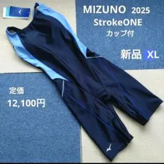 XL 新品 MIZUNO 2025 競泳水着 StrokeONE カップ付 耐久のサムネイル