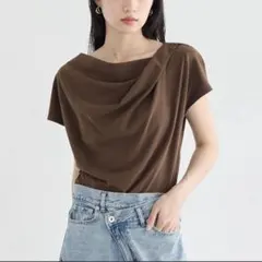 earth music&ecology フレンチスリーブドレーププルオーバーのサムネイル