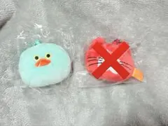 【mojojojo】フェイスマスコット キーホルダー　水色アヒル　新品・未開封