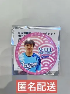 ドラゴンズ　沖縄キャンプ限定　缶バッジ　大島洋平
