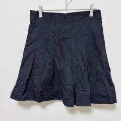 BANANA REPUBLIC 膝丈フレアスカート 裏地あり 黒 4/L相当