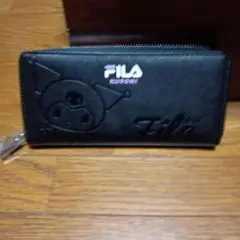 FILA KUROMI ラウンドファスナー長財布 ブラックのサムネイル