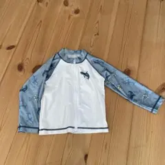 サメ柄 UVカット ラッシュガード 95cm
