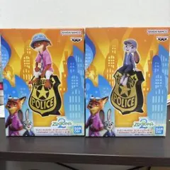 ズートピア2 モニタートップフィギュア ニック＆ジュディ　２体