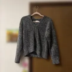 ✨美品✨　Global Work ニット　セーター　カーディガン　シルバー