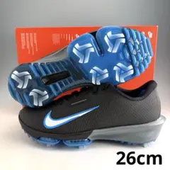 未使用級 NIKE ナイキ タイガーウッズ ゴルフシューズ ブラック 28.5