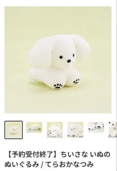 【新品未開封】てらおかなつみ　ちいさないぬのぬいぐるみ