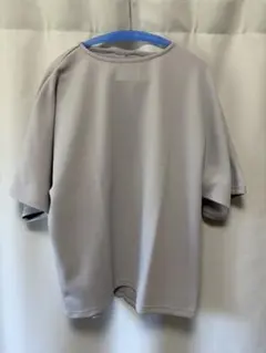 MUJI labo 無印良品　撥水二重編みプルオーバーグレー M ライトグレー