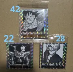 ドラゴンボール　40周年記念　シールウエハース　トランクス　悟空　ブルマ