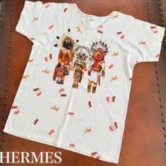 HERMES エルメス Kachinas カチナ クールネック 半袖 Tシャツのサムネイル