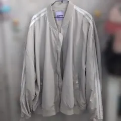 PUNYUS ラインボンバージャケット アイボリー3