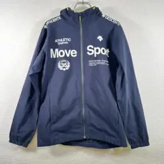 DESCENTE Move Sport フーディ　パーカー ネイビー Sのサムネイル