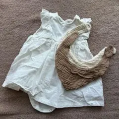 H&M ワンピース 4-6M/スタイ