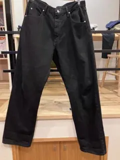 Wrangler authentic jeansブラックデニム