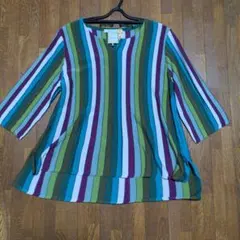 Liu Ting プリーツ加工 半袖 トップス マルチカラー | Mercari