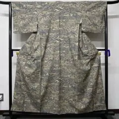 小紋　松模様　小花　山景模様　霞　橋　着物　101t