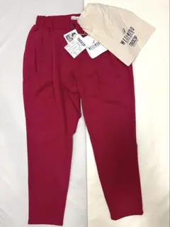 テーパード ワイドパンツ