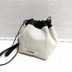 リバーシブル】JIL SANDER ジルサンダー レザー 巾着型バッグ - メルカリ