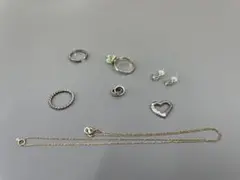 アクセサリー　リング　ネックレストップ　イヤリング　まとめ売り　7点セット