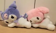【新品タグ付き】マイメロディ ＆ クロミ おやすみプリンセス BIGぬいぐるみ